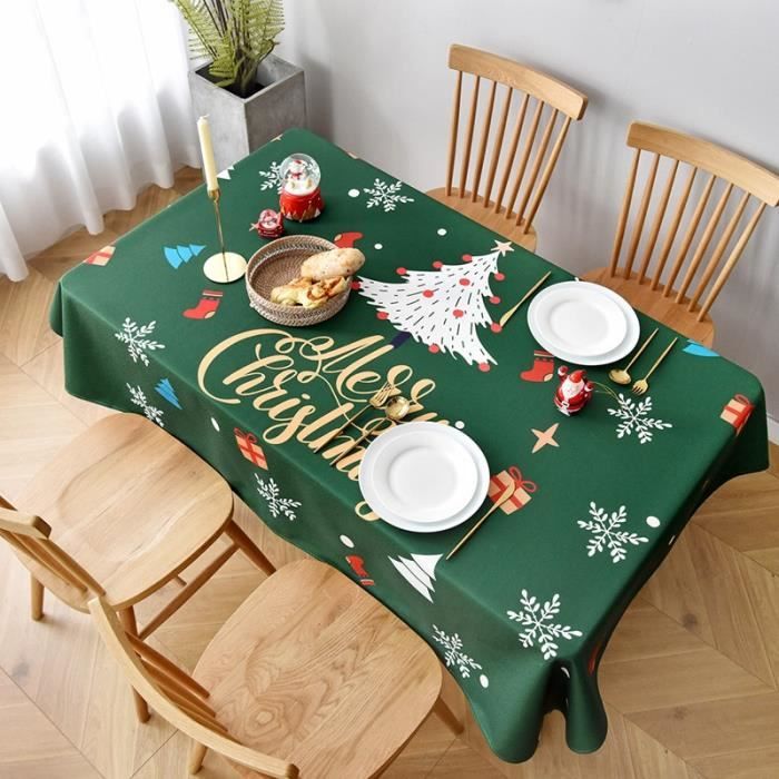 À faire soi-même Noël Table Drapeau Nappe Couvercle Table-Runner Banquet Fête Décor