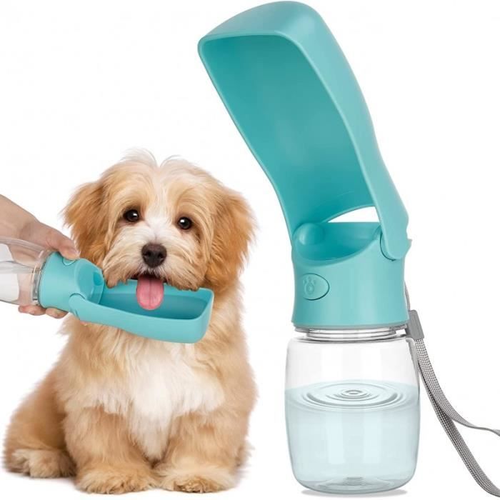 Bouteille deau pour animaux de compagnie capacité de 350 ml Léger et portable il étanchera la soif de votre animal en marchant