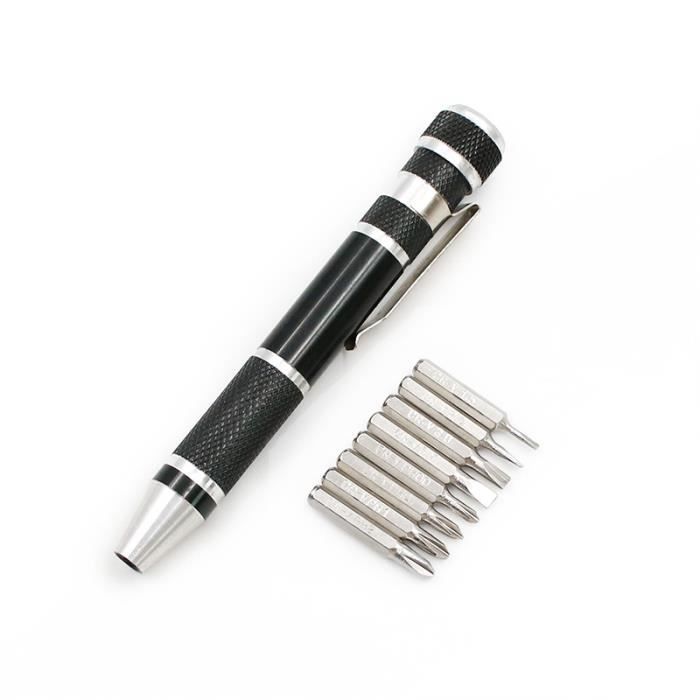 Sourcing Map Tournevis De Précision En Aluminium 2,5 Mm Phillips Tête