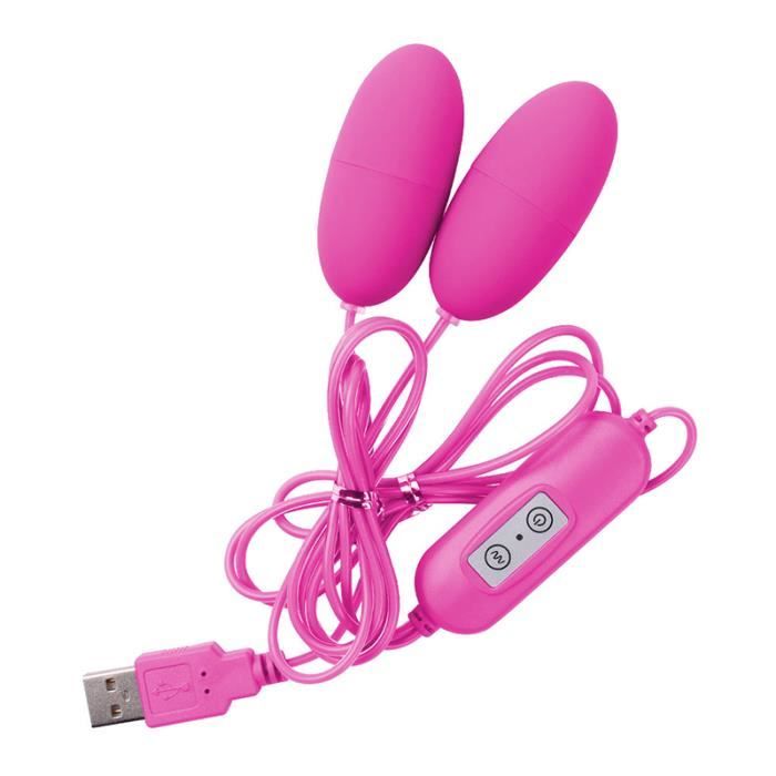 Œuf Vibrant Connecté LCC® - Rose - Recharge USB - Contrôle à Distance - Neuf
