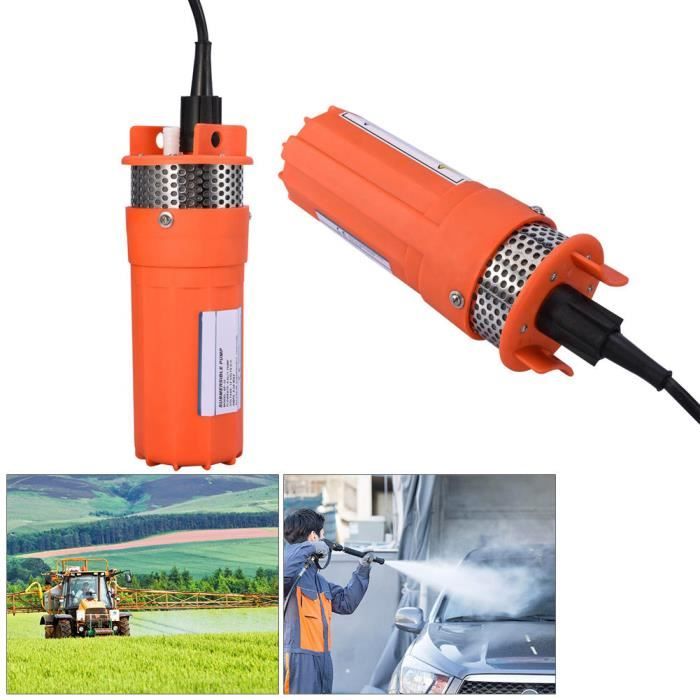 Pompe Submersible Solaire DC 12V Acier Inoxydable Haute Levée 30m - Irrigation Et Bateaux