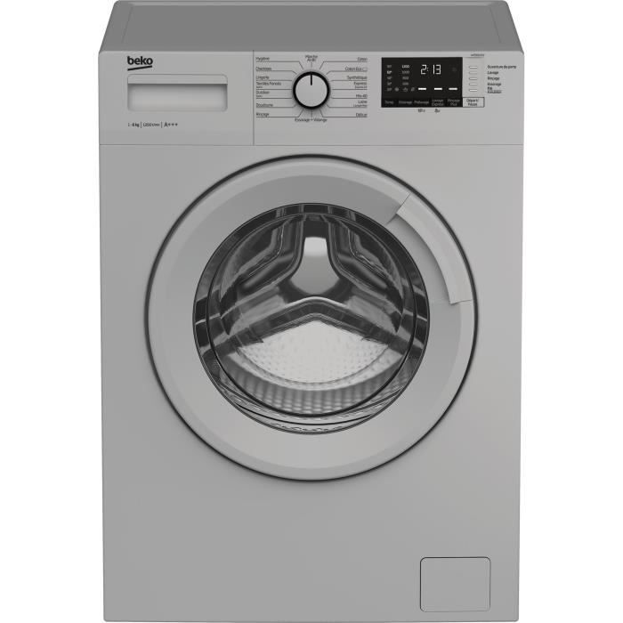 Lave linge frontal beko wue6612s1s - Conforama