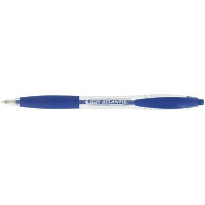 Stylo BIC ATLANTIS rétractable bleu