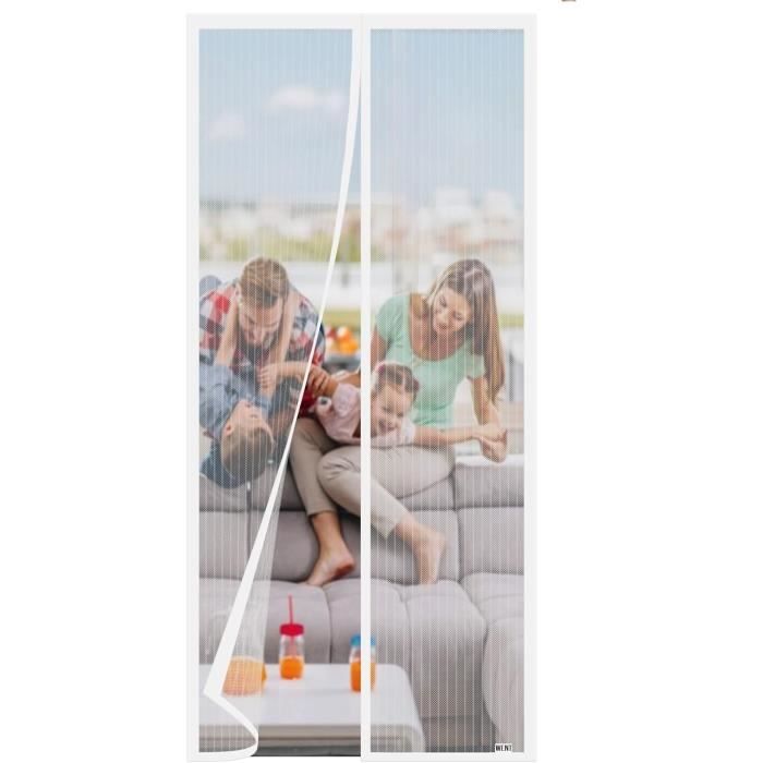 Fenetre Magnetique Rideau 120 X 255 Cm, Moustiquaire Porte