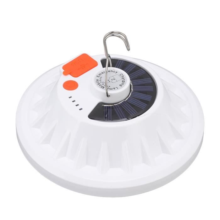 Lampe De Camping Solaire Extérieure Portable, Plafonnier De LED