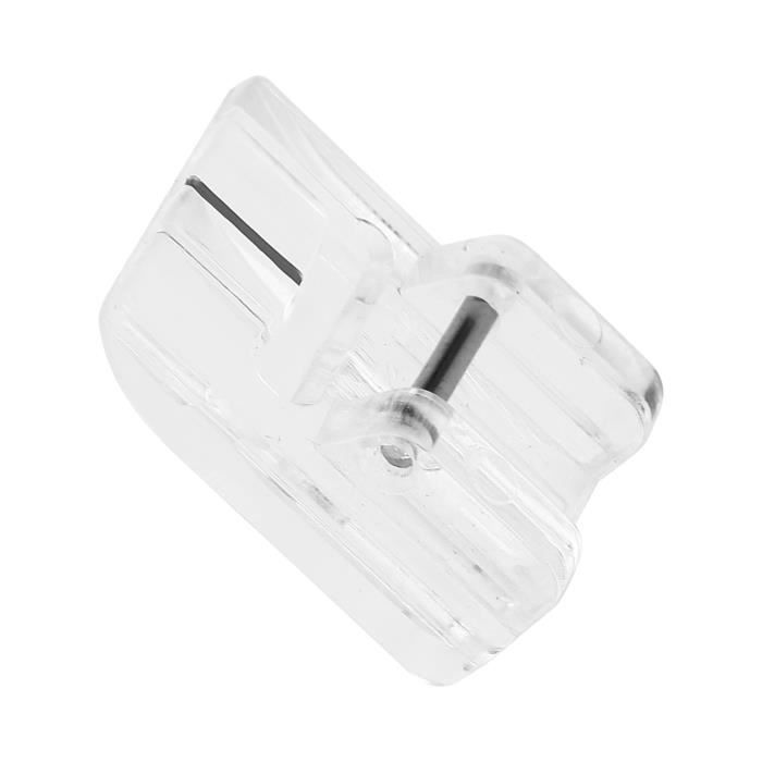 Pied Presseur Guide De Couture Pour Points Parallèles - Compatible Brother, Singer - Transparent - 3