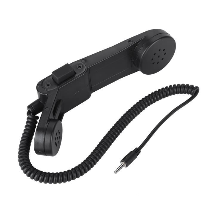 Micro Épaule IP54 Pour Talkie-Walkie Hytera TC-700, TC-610, TC-618 – Haut-Parleur PPT Résistant à L’Eau Et Poussière