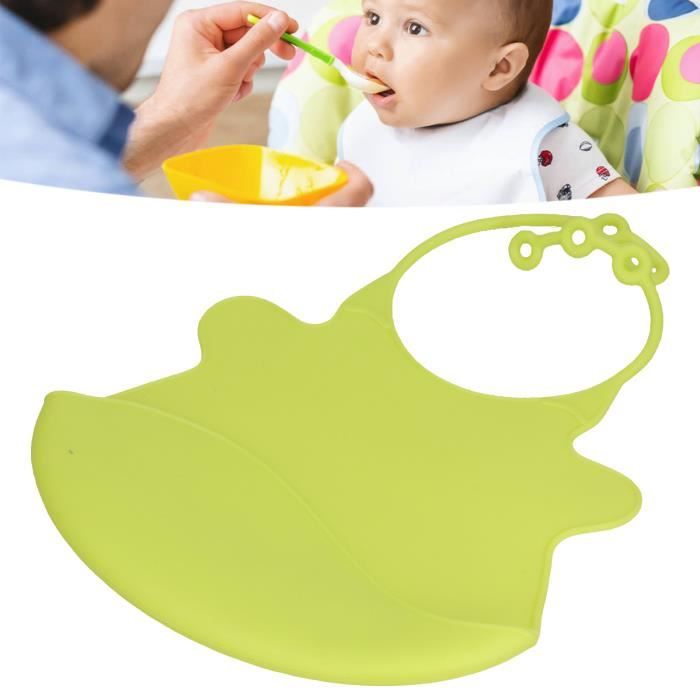 Bavoirs En Silicone Avec Bac Récupérateur - Lot De 2, Sans BPA, Lavables Au Lave-vaisselle - Pour Bébés Dès 6 Mois - 4