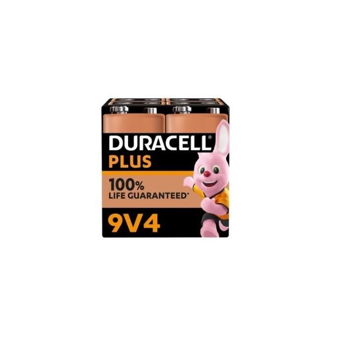 Pile Alcaline DURACELL Plus Power 9V