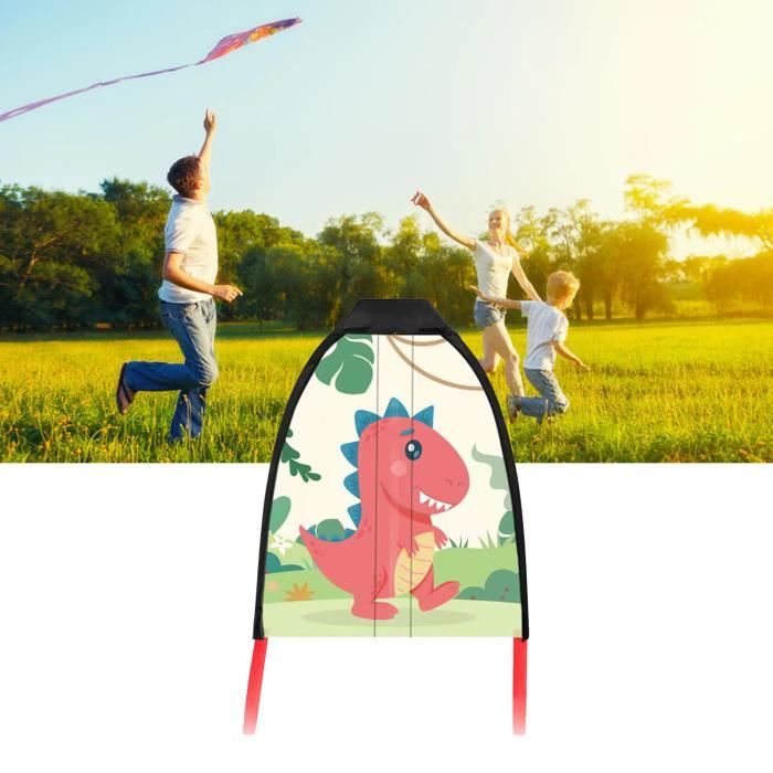 Lubibi 2 Cerfs-Volants Licorne Et Dinosaure Avec Ligne 100m - Kit Volant Enfants Et Adultes Dès 3 Ans