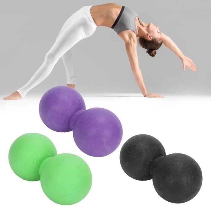 Kit Complet Rouleaux De Massage Fascia + 2 Balles - Soulagement Musculaire & Régénération - Sac Coton + EBook + Affiche