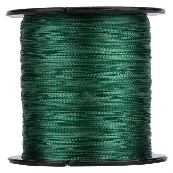 Fil De Pêche Tressé Dyneema (PE) - Super Solide - Gris - 4 Ou 8 Brins - Longueurs 100m à 1000m - Pour Mer & Eau Douce