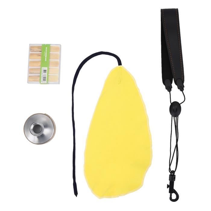Kit De Nettoyage Saxophone - Chiffon Intérieur Velours Daim Avec Cordon Pour Clarinette Et Flûte