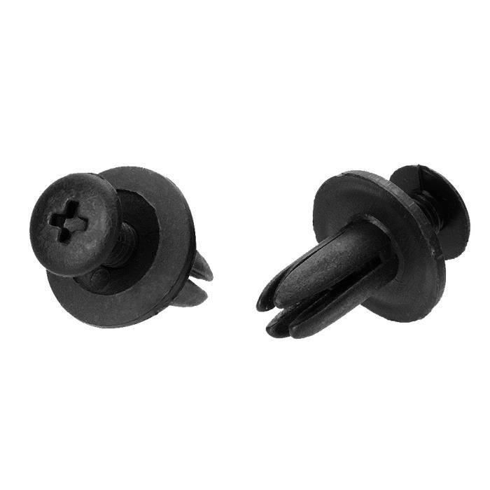 LT Easiyl Lot de 20 clips de fixation pour panneau de porte avant 51717065773 Compatible avec BMW Série 3 Argenté