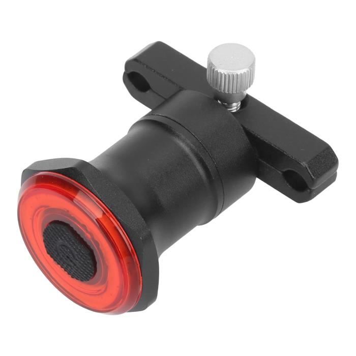 Feu Arrière LED Pour Vélo Et VTT Multifonction - Avec Capteur De Freinage Dynamique, Noir