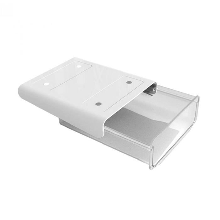 Tiroir Adhésif Sous Bureau DBREAKS - Organisateur Blanc 33x23,5x8,5cm