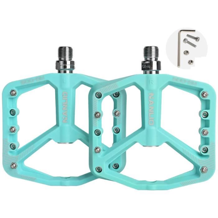 Pedale on sale vtt bleu