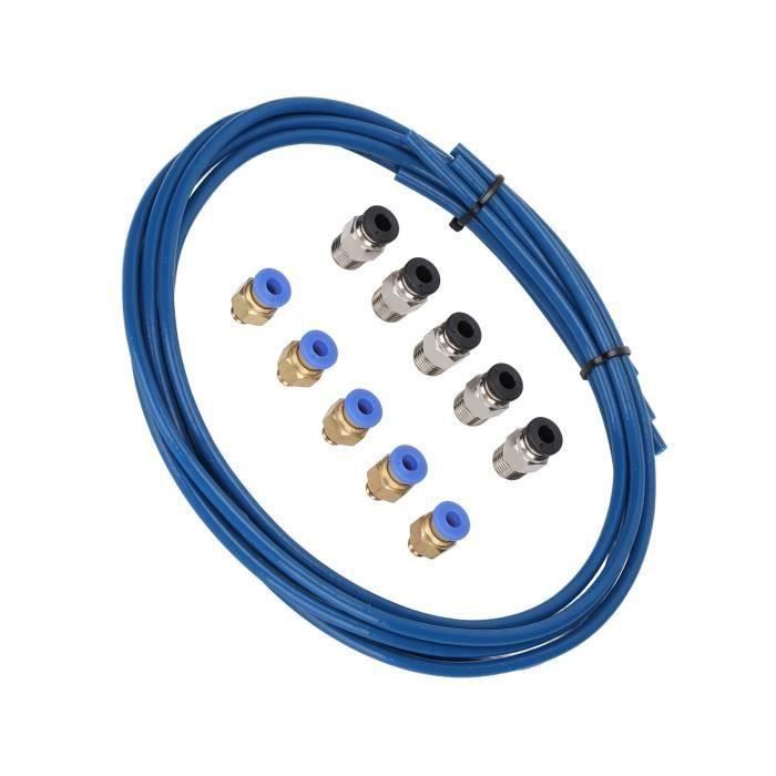 Kit Tuyau De Frein Hydraulique 3 Mètres – Avec Olives Et Inserts, Gaine Nylon, Pour VTT Et Vélo De Montagne