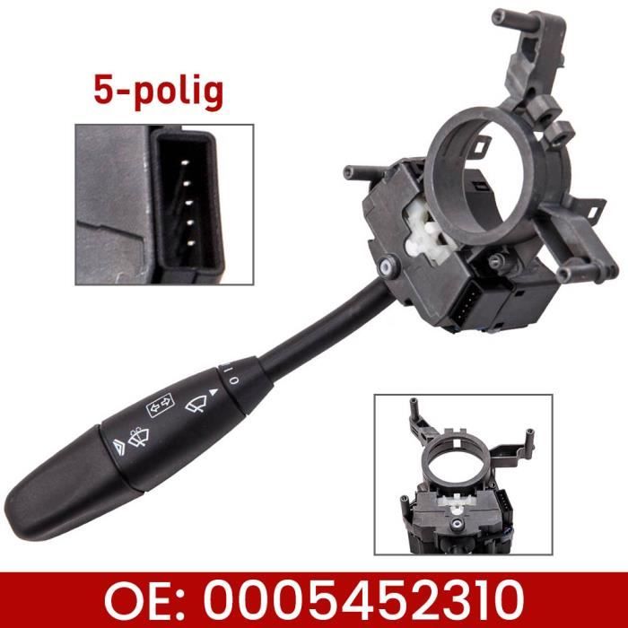 Interrupteur Essuie-Glace Avant Tige Plastique Pour Nissan Primastar / Opel Vivaro 91160123