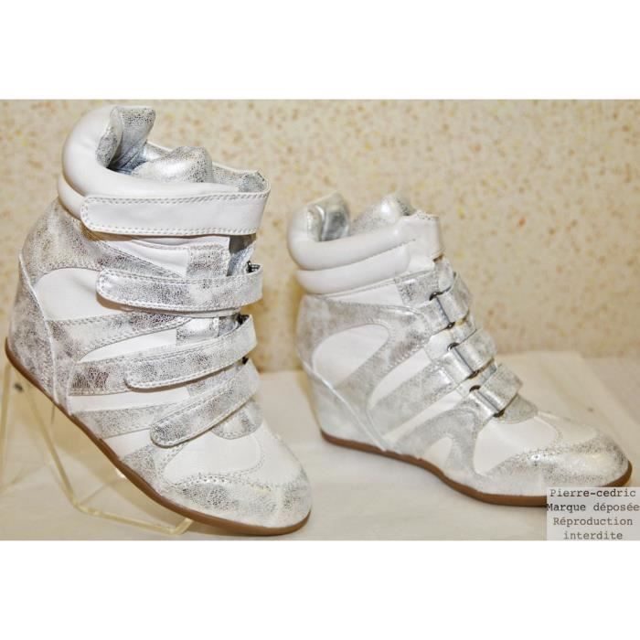 baskets femme talons compensés