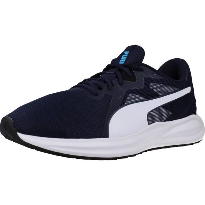 puma blanche et bleu