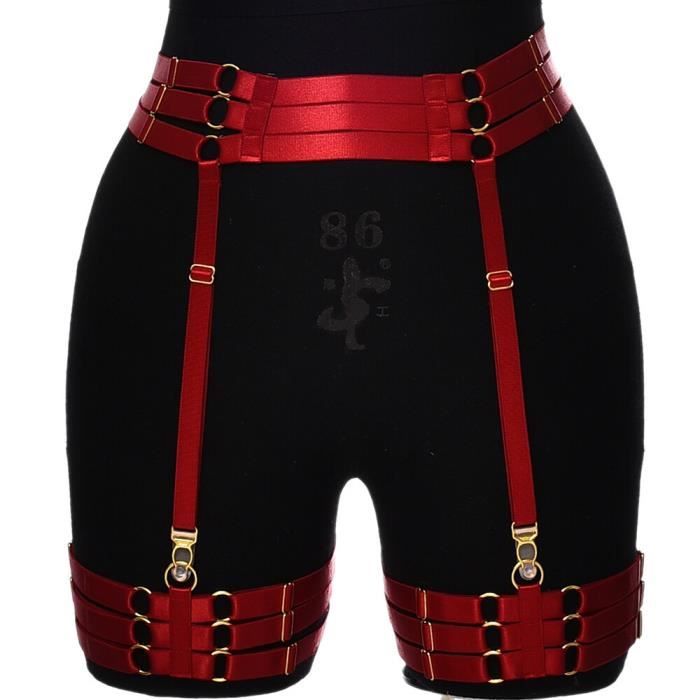 Porte-jarretelle taille haute pour femme - N-P0203-JHS - Bas élastiques