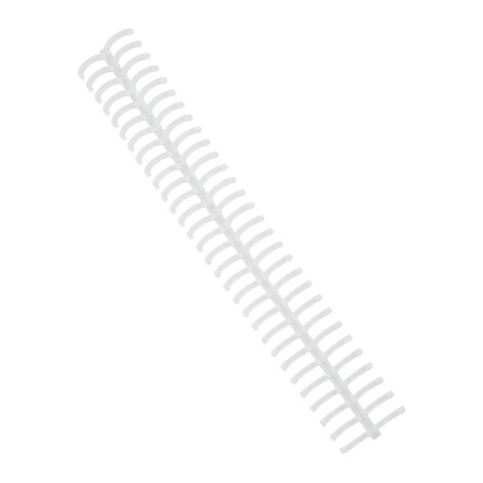 Spirales De Reliure Plastique 10mm - Lot De 100, Longueur 31 Cm, Pas 3:1, Capacité 75 Feuilles | Pour Relieur, Transparent