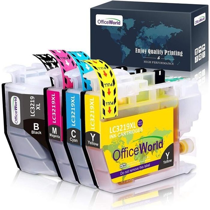 Inkjello Cartucce D'Inchiostro Compatibili Per Brother MFC-J5330DW, LC3219 XL – 4 Pezzi (Nero, Ciano, Magenta, Giallo) - 2