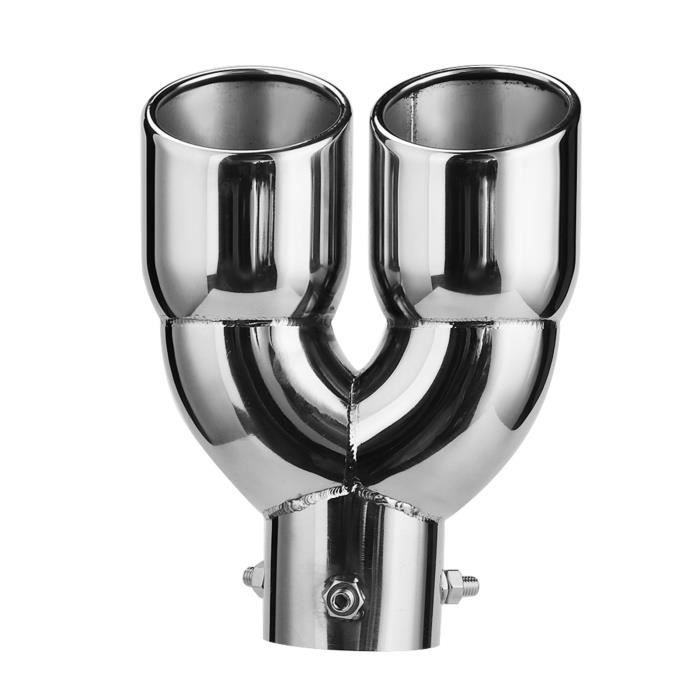 Embouts D'échappement Quadruples En Inox Pour Mercedes AMG A45/CLA45 (2013-2018) - Paire Gauche/droite, Finition Argentée