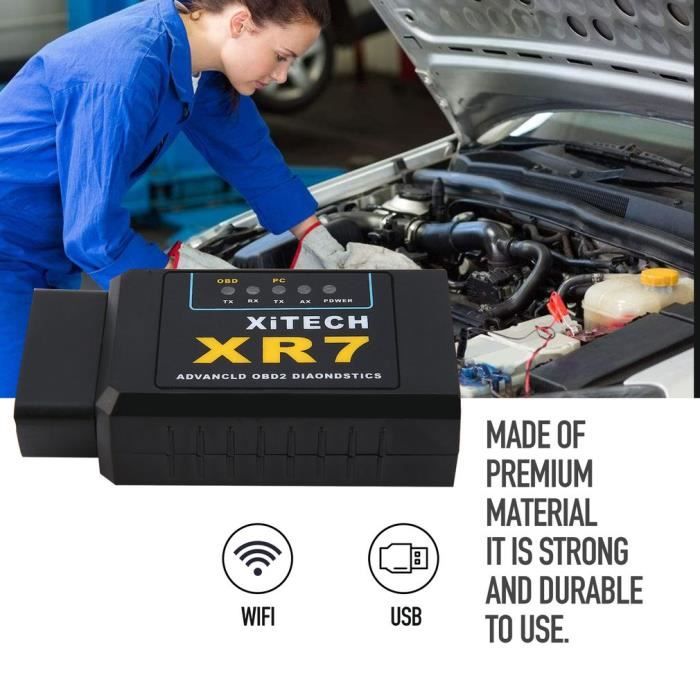 Acheter Scanner OBD2 ELM327, Détecteur De Diagnostic De Voiture