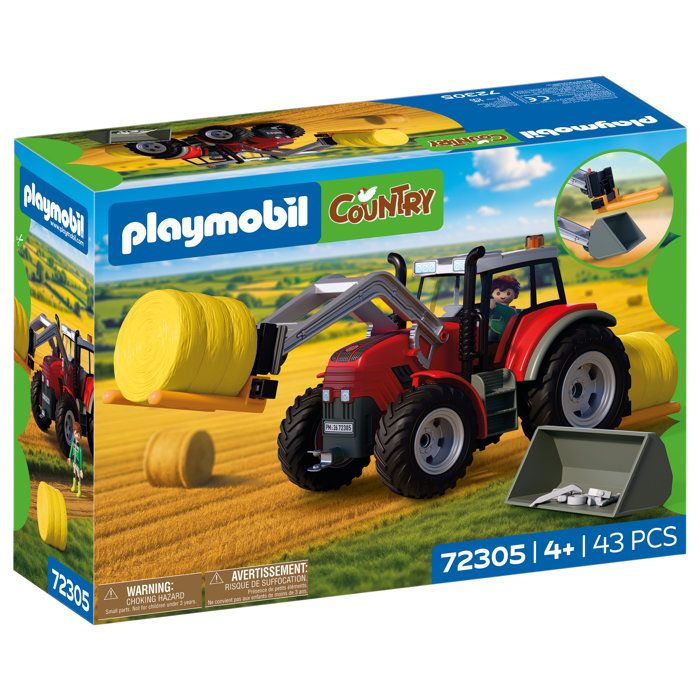 Tracteur fourche à paille - vue 1