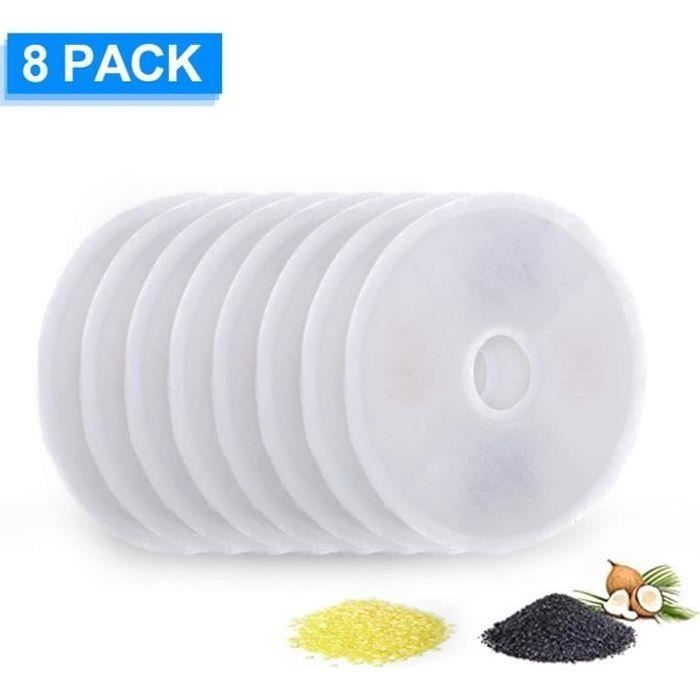 Meilleurs prix pour Filtres de remplacement - PZCC - Fontaine à eau pour chat - 8 pièces - Compatible Catit Fleur - Filtre à air