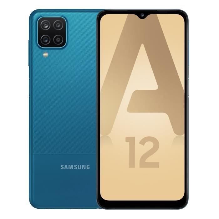 Samsung Galaxy A12 128GB Dual SIM - Bleu - Cdiscount Téléphonie