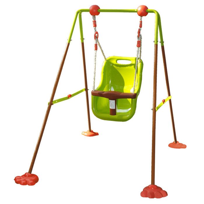 Portique porte bébé - SOULET - Hauteur 120 cm - Acier Galvanisé - Vert