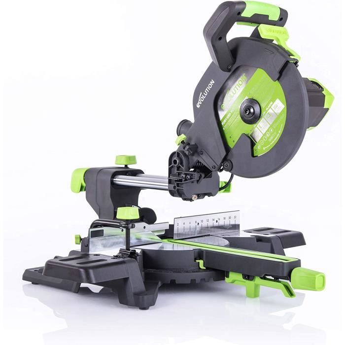 Evolution Power Tools Scie à Onglet Coulissante MultiMatériaux F255SMS, 255 mm (230 V)122
