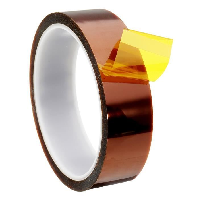 Tempsa 28m Bande Adhésive Isolant Haute Température Résistante A Chaleur Film Polyimide Pr Réparation Electronique Largeur 25mm Cdiscount Bricolage