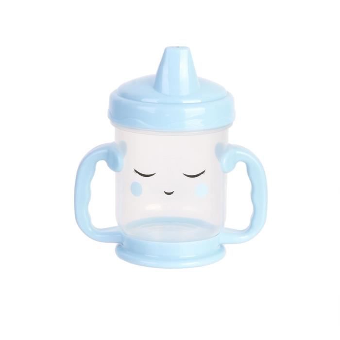 Tasse de transition avec bec Baby - Anti fuite - 210 ml - Bleu - Cdiscount  Puériculture & Eveil bébé