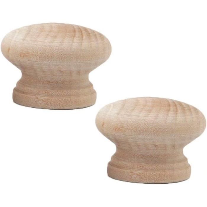 Lot De 12 Boutons Ronds En Bois - Diamètre 2,6 Cm - N°32 - Occasion Pour Création Ou Rénovation