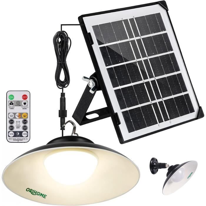 Lampe Solaire Pour Extérieur, Ip65 Étanche Eclairage Exterieur Solaire, Utilisation Diurne, 3