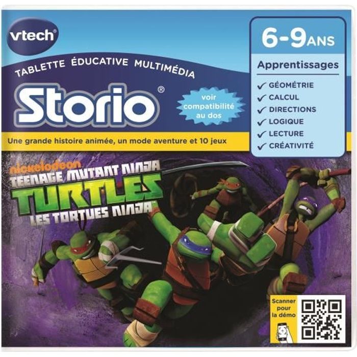 VTECH - Jeu Éducatif Storio - Les Tortues Ninja