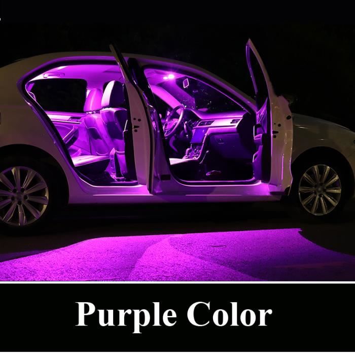 Car Led Light 1pc Purple  Intérieur voitures de luxe, Feux de voiture,  Voitures de luxe