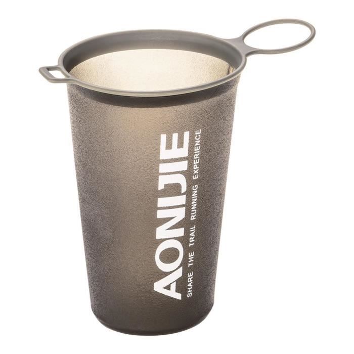 AONIJIE - bouteille d'eau souple, pliable, en TPU, pour la course à
