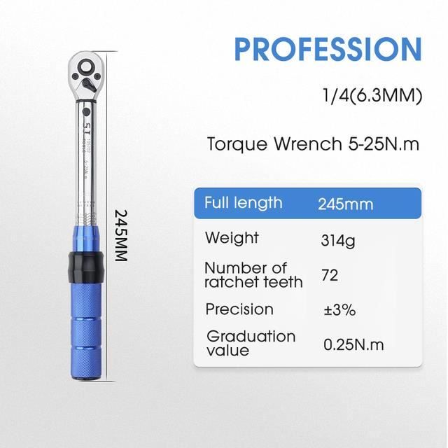 Lot De 3 Clés Dynamométriques Herkules - 1/2 (70-350Nm), 1/4 (10-50Nm), 3/8 (20-100Nm) - Neuves