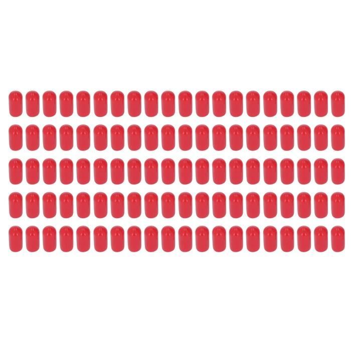 Lot De 100 Capuchons De Protection Pour Maquillage - 40x40 Cm, Non-tissé Blanc | Pour Essayage En Magasin Ou Soins à Domicile