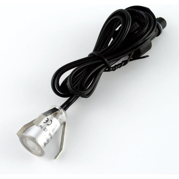 Lot De 10 Lampe De Spot LED Mini 18mm Eclairage Encastré Inox Pour