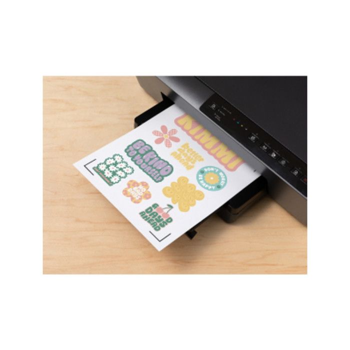 Cri Sticker Set de stickers - A4 - Imperméables - 6 unités - Compatibles Cricut ...