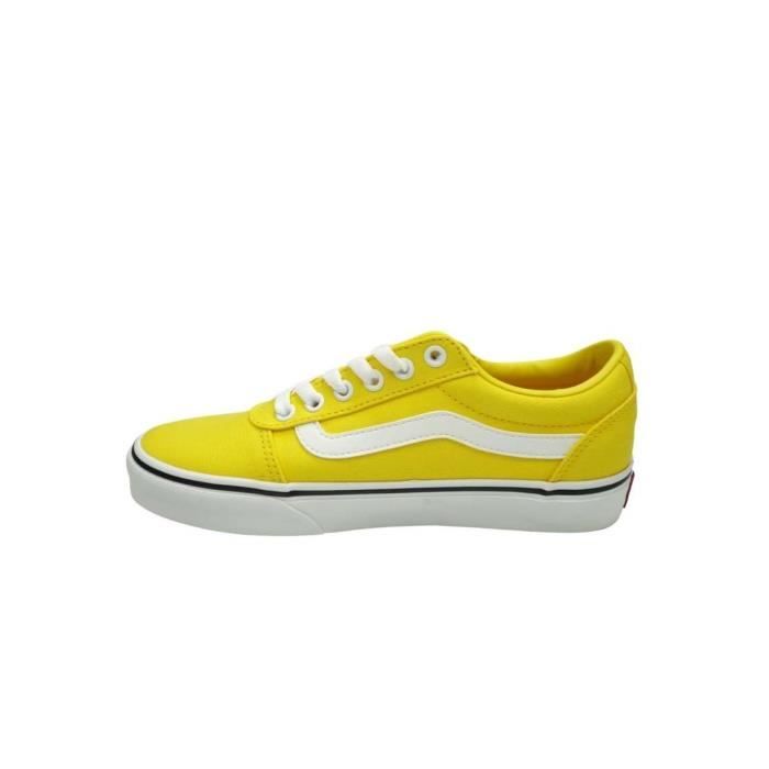 Baskets VANS Ward Femme Jaune T 38 Lacets Jaune Cdiscount Chaussures