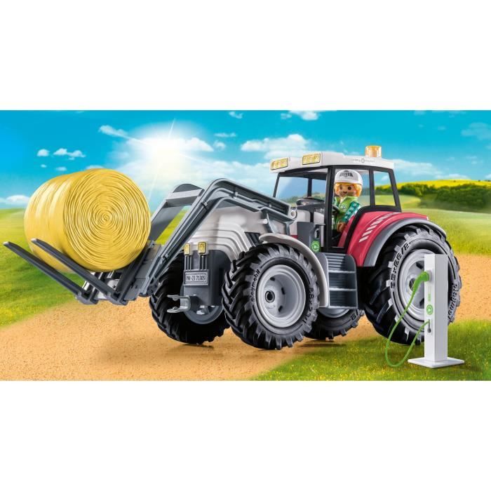 PLAYMOBIL - 71305 - Grand tracteur électrique - La vie à la ferme - 31  pièces - Cdiscount Jeux - Jouets