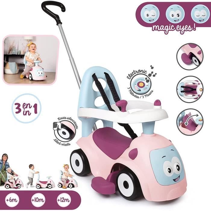 Porteur Auto Smoby Fille - Porteur bébé