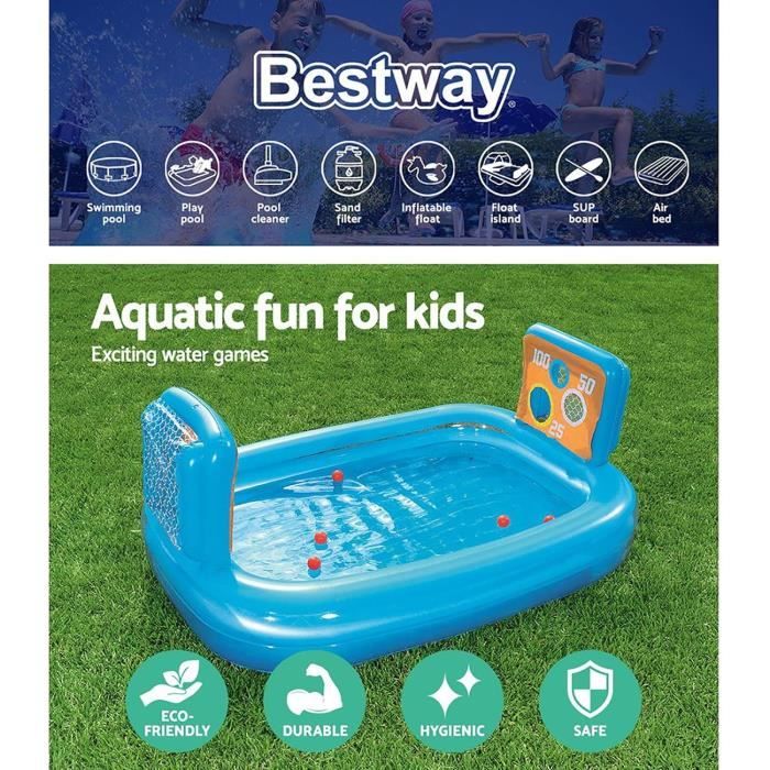 Bestway 54170 Piscine gonflable rectangulaire avec jeux d'aesse 2 ...